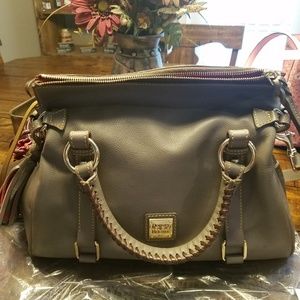 DOONEY AND BOURKE  SMALL CALF SATCHEL